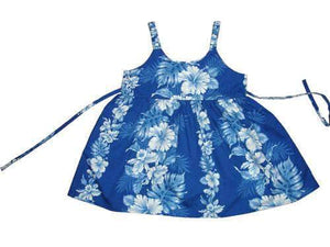 Floral Lei Girl's Hawaiian Bungee Dress