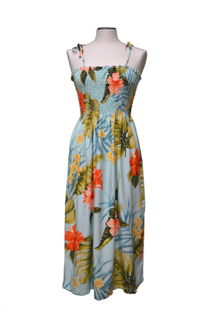 Classic Hibiscus Hawaiian Tube Dress