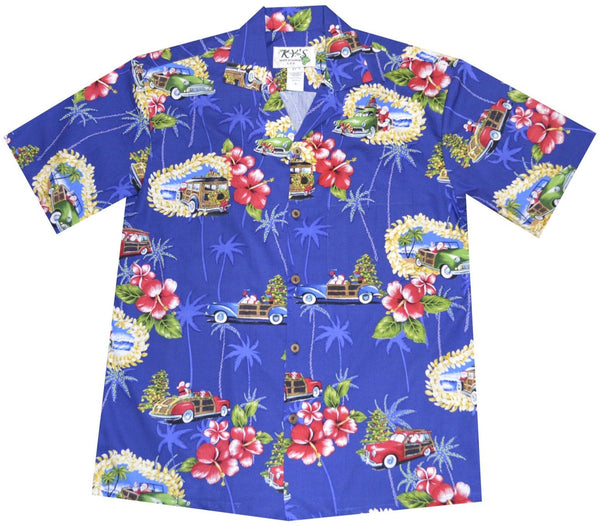 Santa Claus Parade Hawaiian Shirt