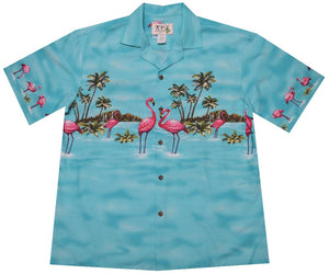 Ky's Flamingo Paradise Hawaiian Shirt