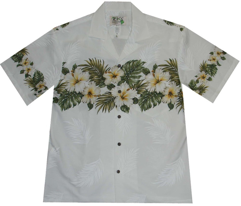 Ky's Hibiscus Row (Colored) Hawaiian Shirt