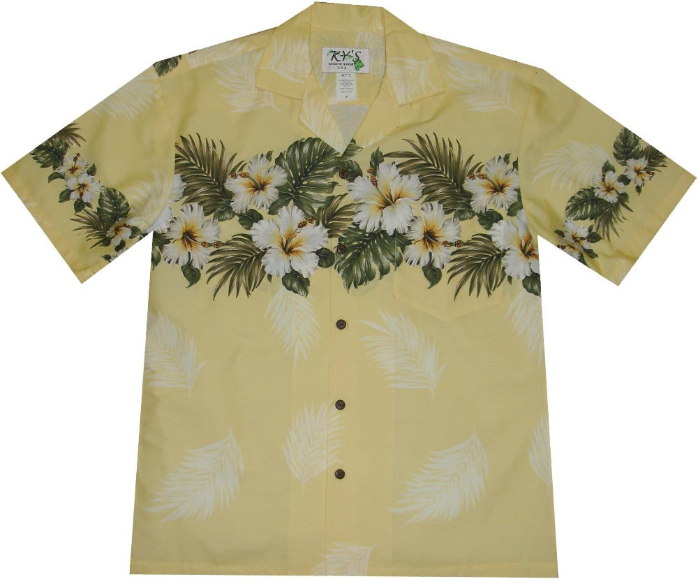 Ky's Hibiscus Row (Colored) Hawaiian Shirt