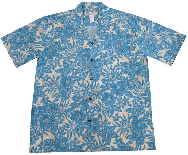 Ky's Hidden Hibiscus Garden Rayon Hawaiian Shirt