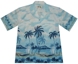 Ky's Palm Tree Beach Hawaiian Shirt