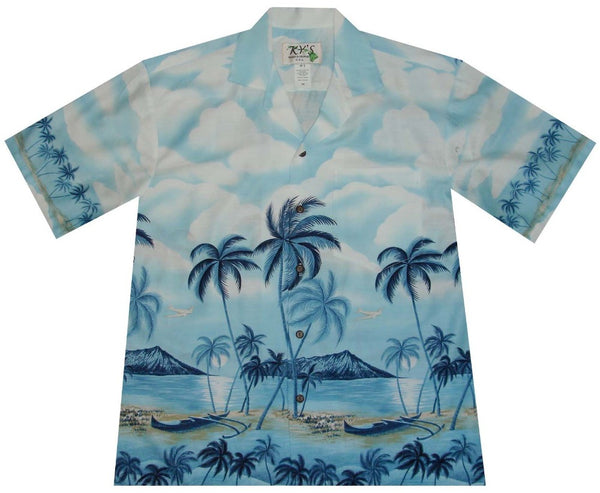 Ky's Palm Tree Beach Hawaiian Shirt