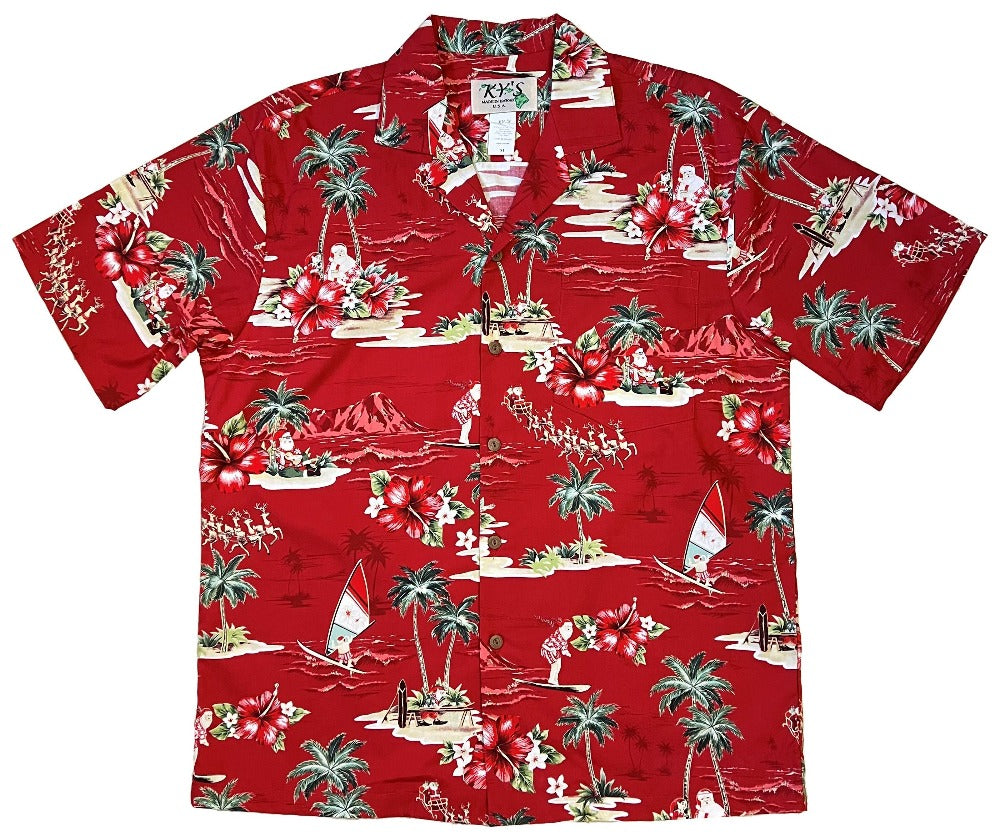 Aloha Christmas Hawaiian Shirt - Ky's Hawaiian Shirts