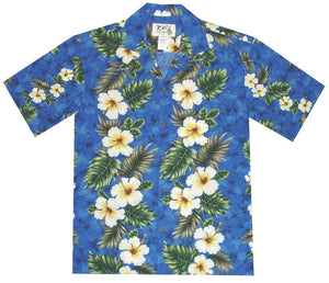 Ky's Hibiscus Panel Hawaiian Shirt