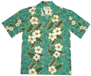 Ky's Hibiscus Panel Hawaiian Shirt