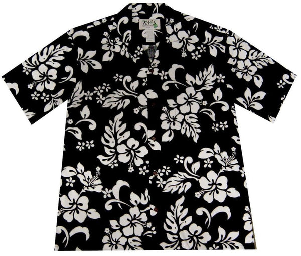 Ky's Hibiscus Silhouette Hawaiian Shirt