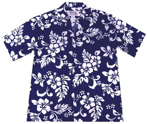 Ky's Hibiscus Silhouette Hawaiian Shirt