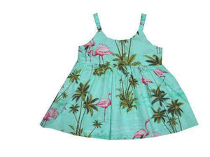 Flamingo Fever Girl's Hawaiian Bungee Dress