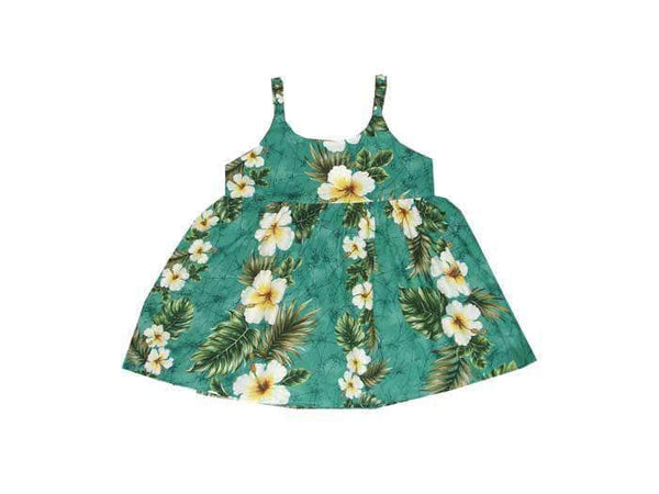 Hibiscus Panel Girl's Hawaiian Bungee Dress