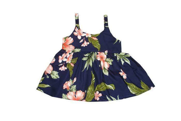 Garden Hibiscus Girl's Hawaiian Bungee Dress