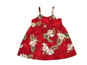 Classic Orchid Girl's Hawaiian Bungee Dress