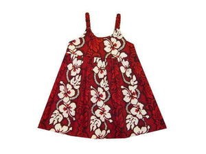 Hibiscus Lei Girl's Hawaiian Bungee Dress