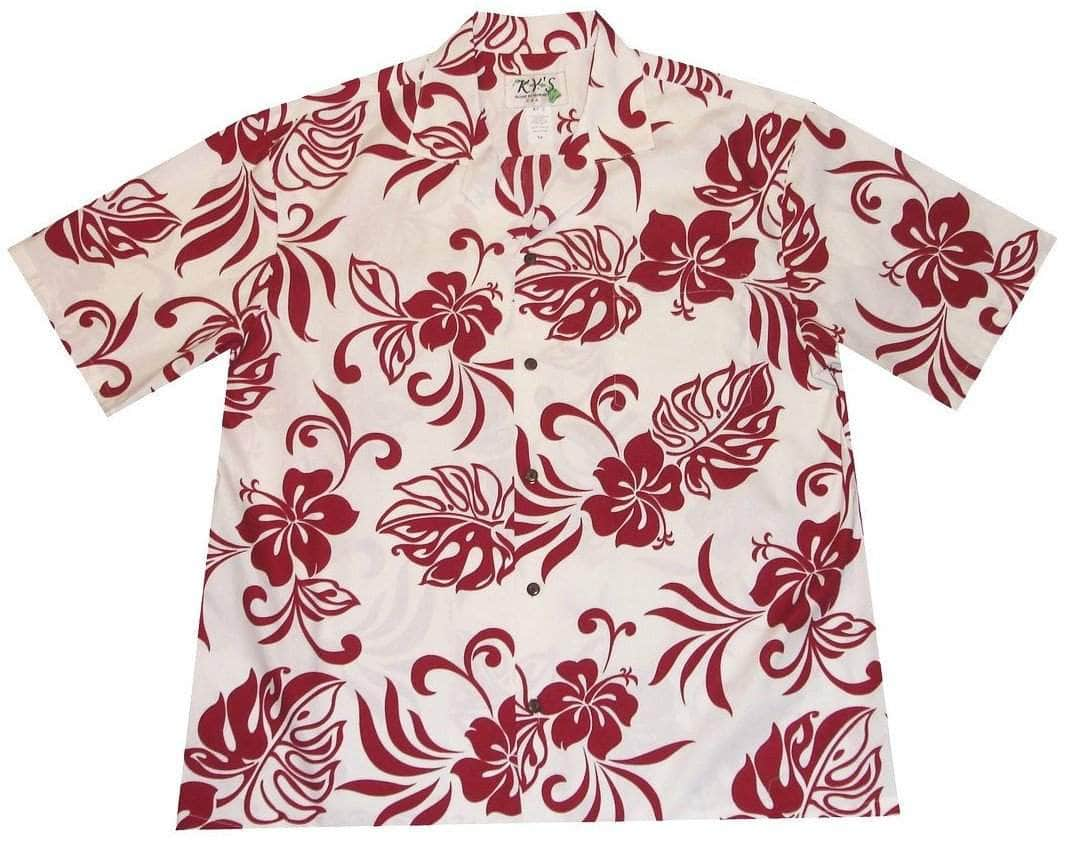 Tropical print Slim Fit Hawaiian Shirt for Men Made in Hawaii | Free  Shipping — kyifi.com