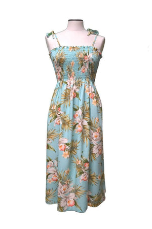 Blooming Orchid Hawaiian Tube Dress