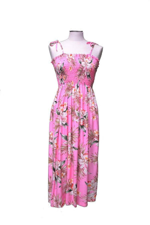 Blooming Orchid Hawaiian Tube Dress