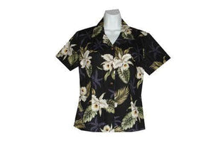 Classic Orchid Girl's Hawaiian Blouse