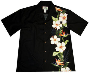 Ky's Hibiscus and Bird of Paradise Hawaiian Shirt