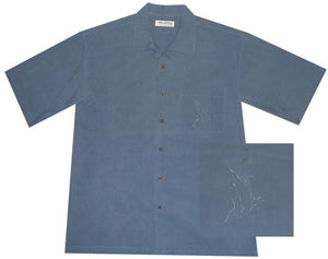 Island Sword Fish Hawaiian Silk Shirt