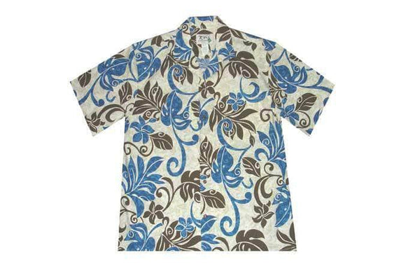 Hawaiian Shirt S / Blue Tropical Floral Hawaiian Shirt