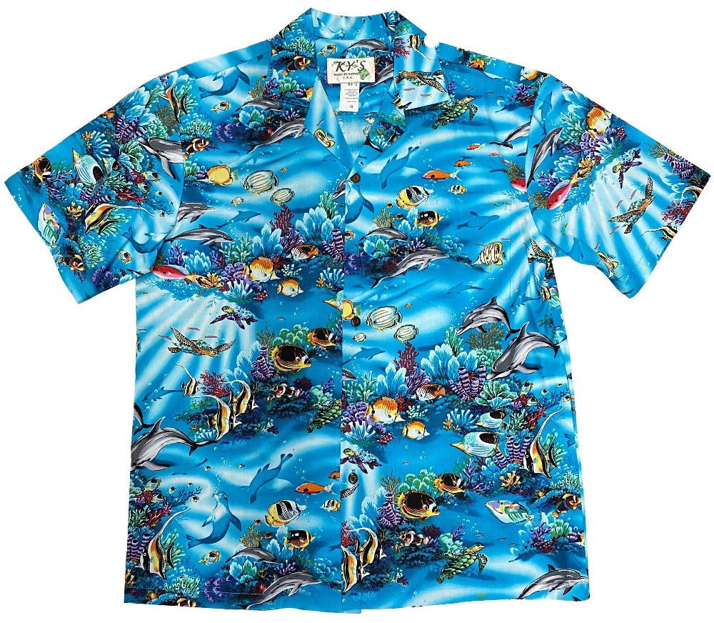Coral Reef Hawaiian Shirt - Ky's Hawaiian Shirts