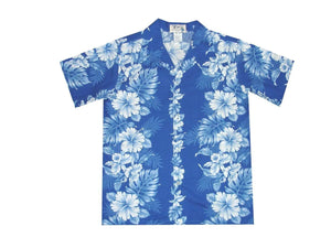 Floral Lei Boy's Hawaiian Shirt