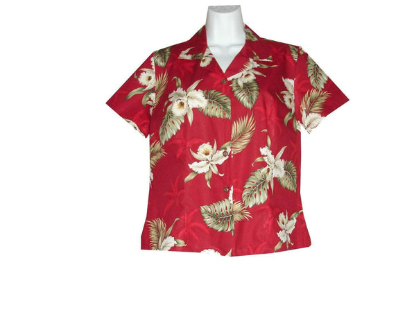 Classic Orchid Girl's Hawaiian Blouse