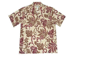 Hawaiian Shirt S / Red Tropical Floral Hawaiian Shirt