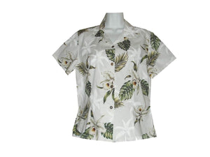 Classic Orchid Girl's Hawaiian Blouse