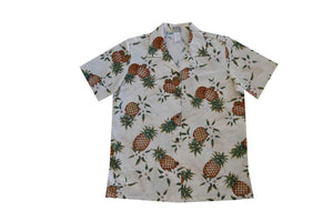 Pineapple Mania Women's Hawaiian Shirt
