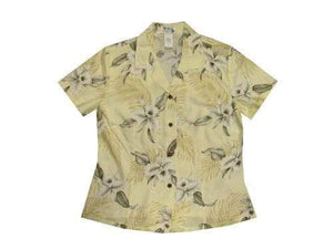 Garden Orchid Girl's Hawaiian Blouse