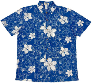 Ky's Intonation Hibiscus Button Up Hawaiian Shirt