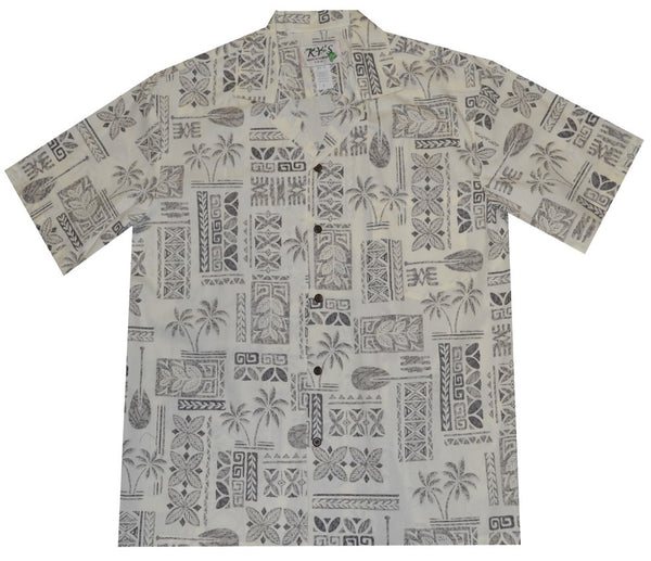 Traditional Tapa Hawaiian Shirt - Ky's Hawaiian Shirts